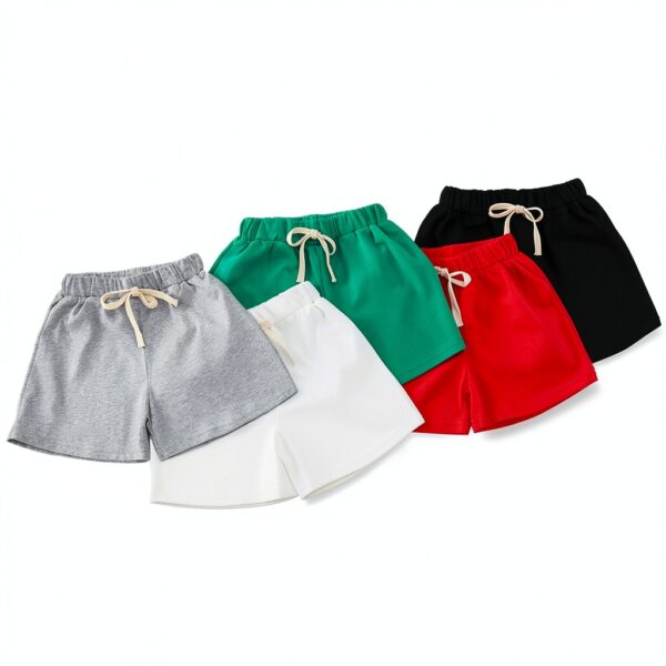 Kids Boys Summer Shorts 5 Pack Comfort Fit S6 Color-1