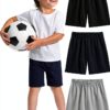 Toddler Boys Basketball Shorts Breathable Fabric Active Play-0