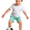 Baby Boys Shorts Soft Cotton Drawstring Waist 3 Pack-1