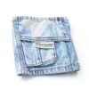 Baby Boys Denim Shorts Lightblue Cargo Pockets Elastic Waist-2