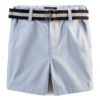 Boys Chino Shorts 100 Cotton Twill The Childrens Place-0