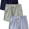 Toddler Boys Shorts Soft Stretchy Quick-Dry 3 Pack-0
