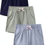 Toddler Boys Shorts Soft Stretchy Quick-Dry 3 Pack-0