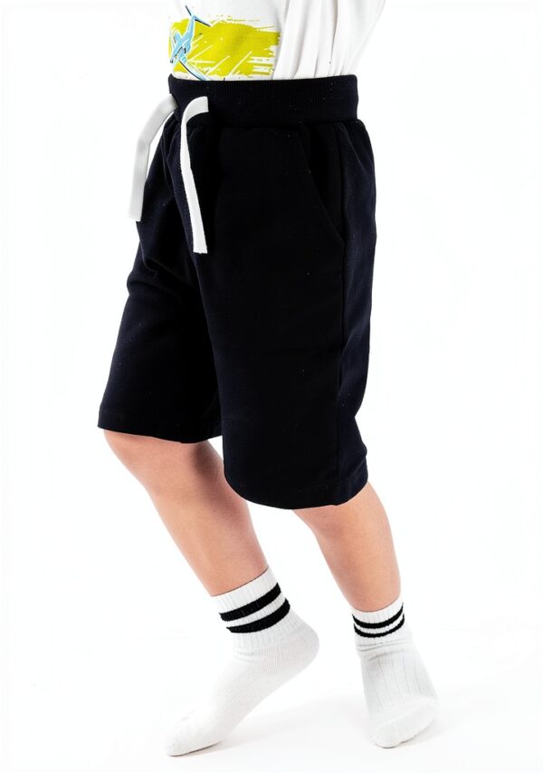 Toddler Boys Shorts French Terry Elastic Waistband Playwear-2