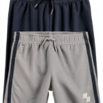 Baby Boys Basketball Shorts Polyester Mesh Moisture Wicking-0