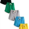 Kids Boys Summer Shorts 5 Pack Comfort Fit S6 Color-0