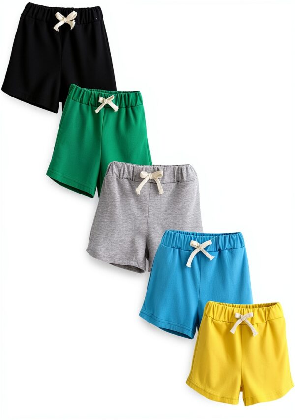 Kids Boys Summer Shorts 5 Pack Comfort Fit S6 Color-0