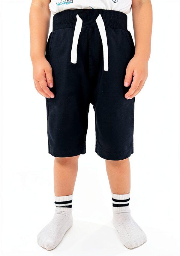 Toddler Boys Shorts French Terry Elastic Waistband Playwear-1