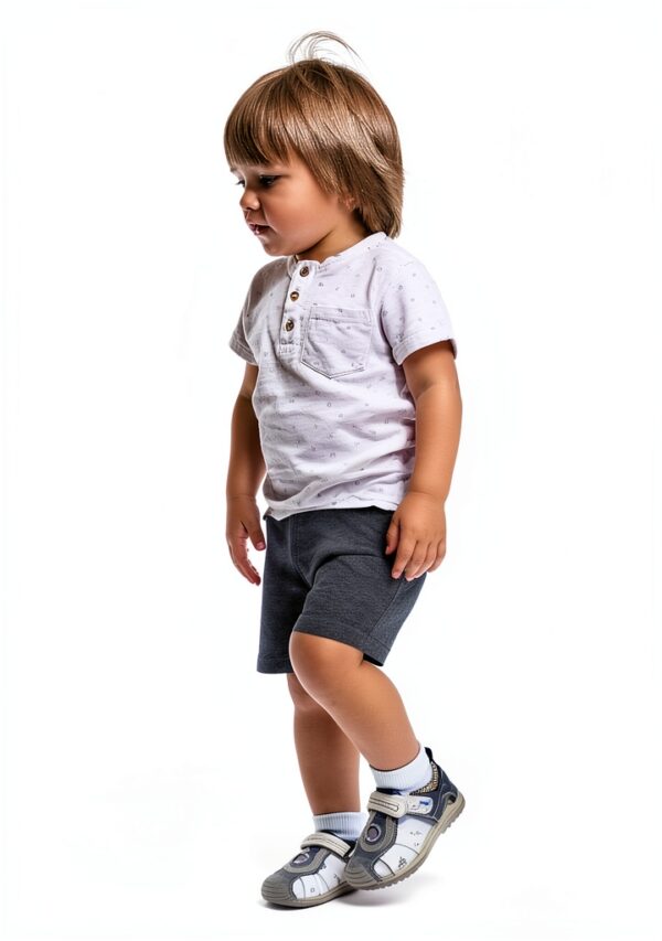 Cotton Boys Shorts Adjustable Drawstring Toddler Summer Wear-5