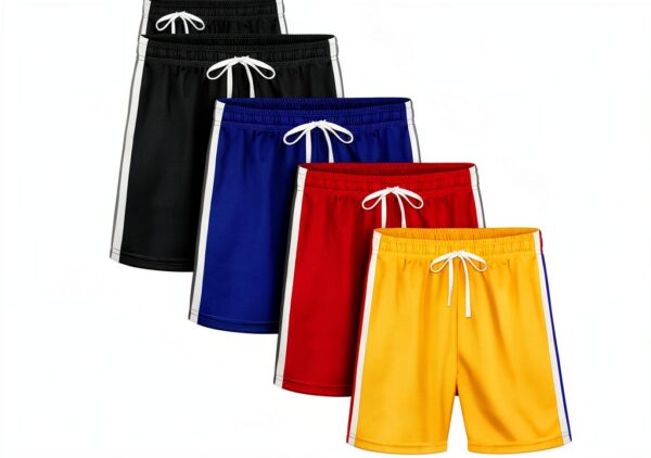 Toddler Boys Mesh Shorts 5 Pack Quick Dry Athletic Polyester-0