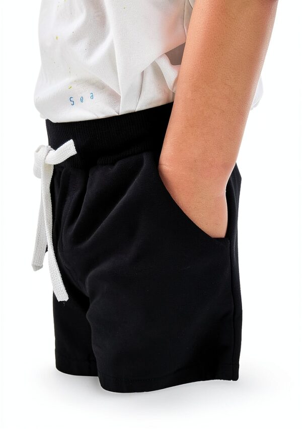 Toddler Boys Shorts French Terry Elastic Waistband Playwear-3