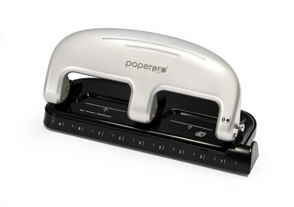 Bostitch 2220 Metal Three-Hole Punch with EZ Squeeze and Integrated-8