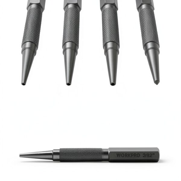 Center Punch Set Great Star Cr V 4 Piece Nail Center Punch W042009AZ-2