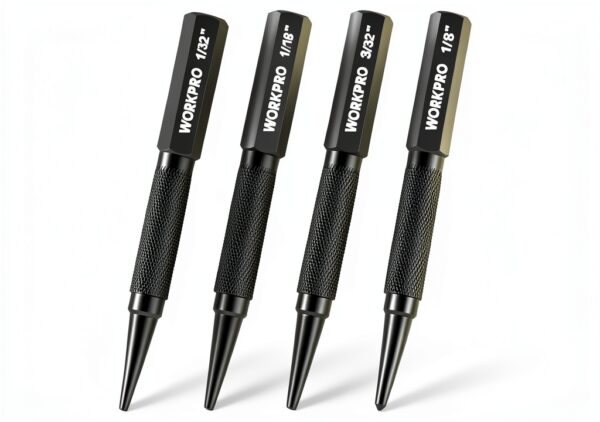 Center Punch Set Great Star Cr V 4 Piece Nail Center Punch W042009AZ-0