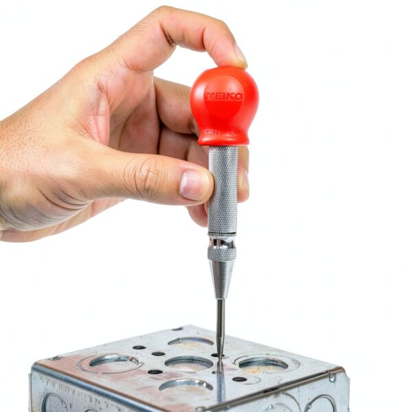 Ridgerock 5‑Inch Center Punch – Chrome Tip, Spring Loaded, 12‑Piece-6