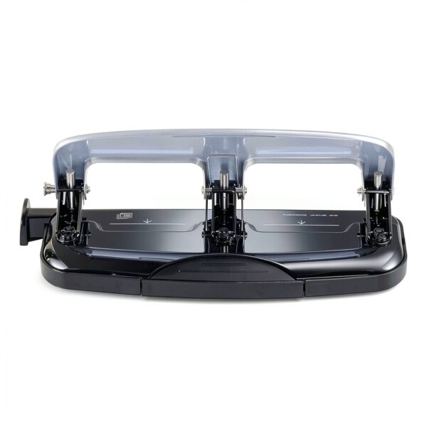 Bostitch 2220 Metal Three-Hole Punch with EZ Squeeze and Integrated-2