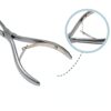 Dental Crown Gripper Remover Angled Surgical Pliers Made of Stainless Steel Comes with 10 Extra Silicone Tips Used for Removing Adjusting Temporary Crown Orthodontic Instrument-3