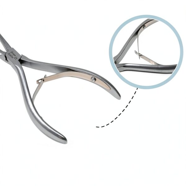 Dental Crown Gripper Remover Angled Surgical Pliers Made of Stainless Steel Comes with 10 Extra Silicone Tips Used for Removing Adjusting Temporary Crown Orthodontic Instrument-3