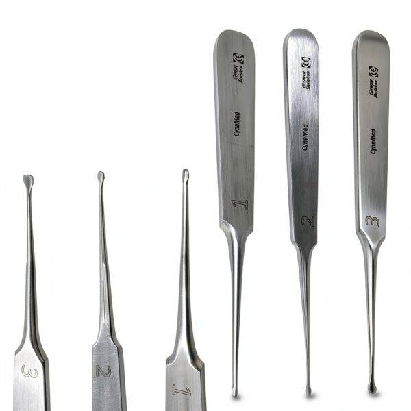 3 Pack of Crown Removal and Bridge Removal Hand-Pieces - with Flat Handle - Crown Remover System - German Stainless Steel-0