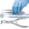 Dental Crown Gripper Remover Angled Surgical Pliers Made of Stainless Steel Comes with 10 Extra Silicone Tips Used for Removing Adjusting Temporary Crown Orthodontic Instrument-6