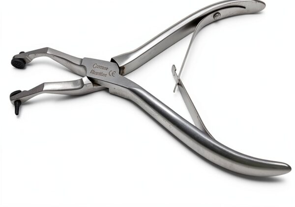 Dental Crown Gripper Remover Angled Surgical Pliers Made of Stainless Steel Comes with 10 Extra Silicone Tips Used for Removing Adjusting Temporary Crown Orthodontic Instrument-4
